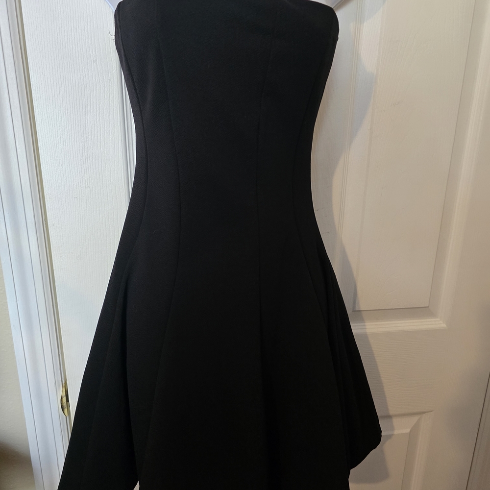 Body Central Classic Black Strapless Dress